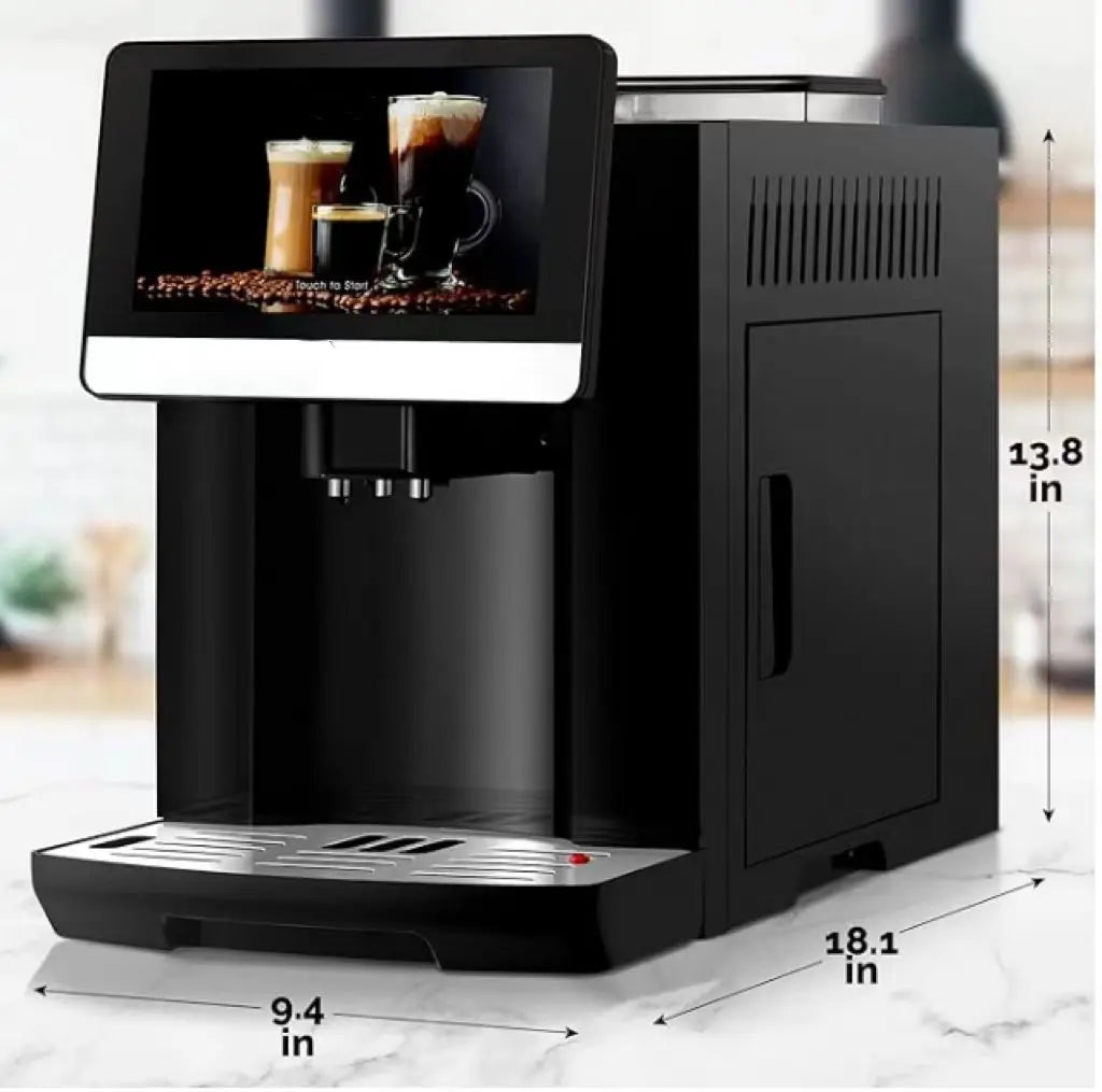2026 Hot Sale Full Automatic Electric Espresso Cappuccino Coffee Machine 20 Drinks 7" Touch Screen 19Bar Pump for Hotel French
