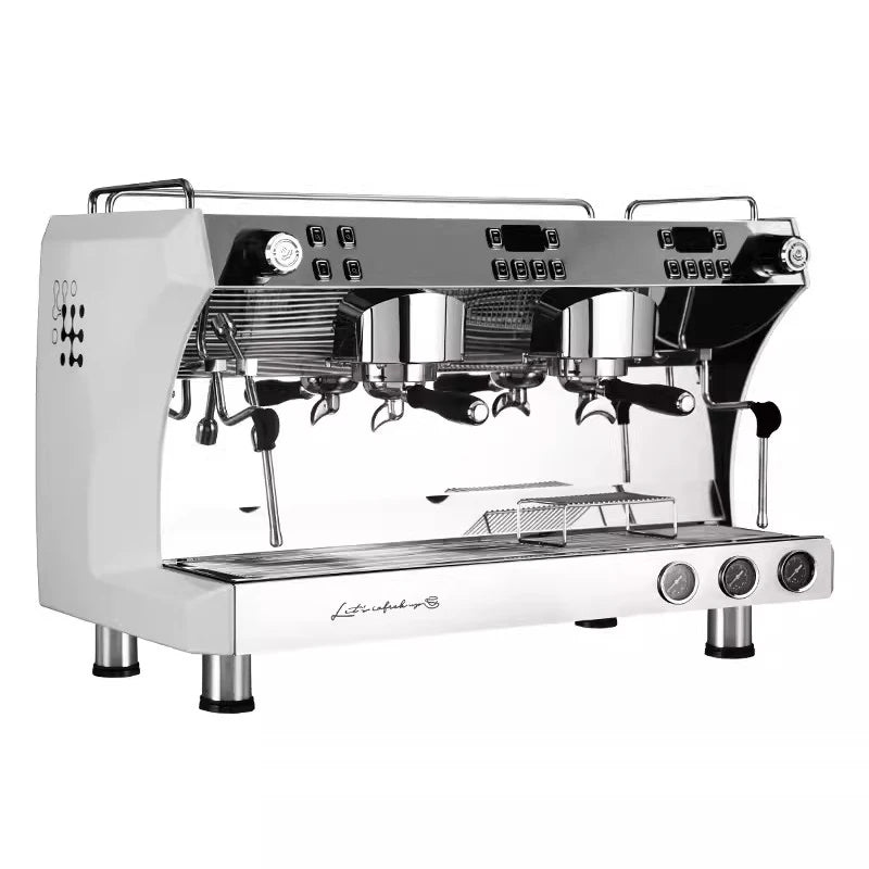 Household Automatic Commercial 3 in 1 Group 2 Espresso Coffee Machines Maker