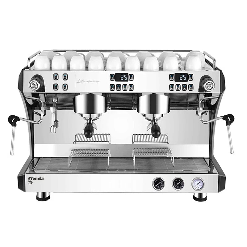 3 in 1 Dual Boiler Commercial Automatic Mesin Oopi Espresso Coffee Machine Italian Commercial Espresso Coffee Machine