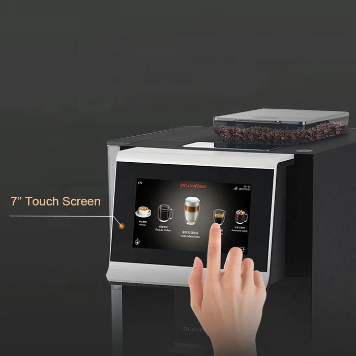 Dr Coffee C12 Household Automatic Coffee Machine Home Espresso Maker with Milk Frother Self-Cleaning System