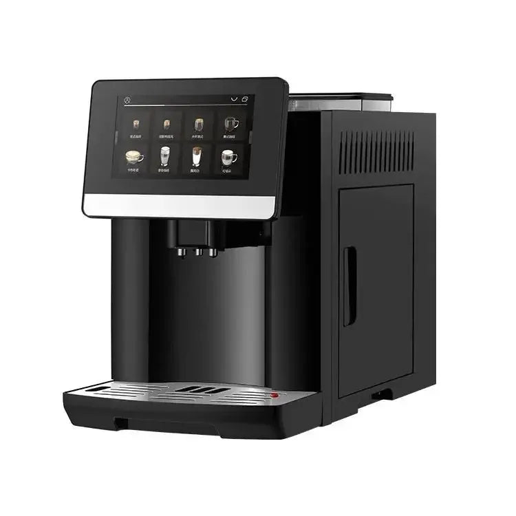 2026 Hot Sale Full Automatic Electric Espresso Cappuccino Coffee Machine 20 Drinks 7" Touch Screen 19Bar Pump for Hotel French