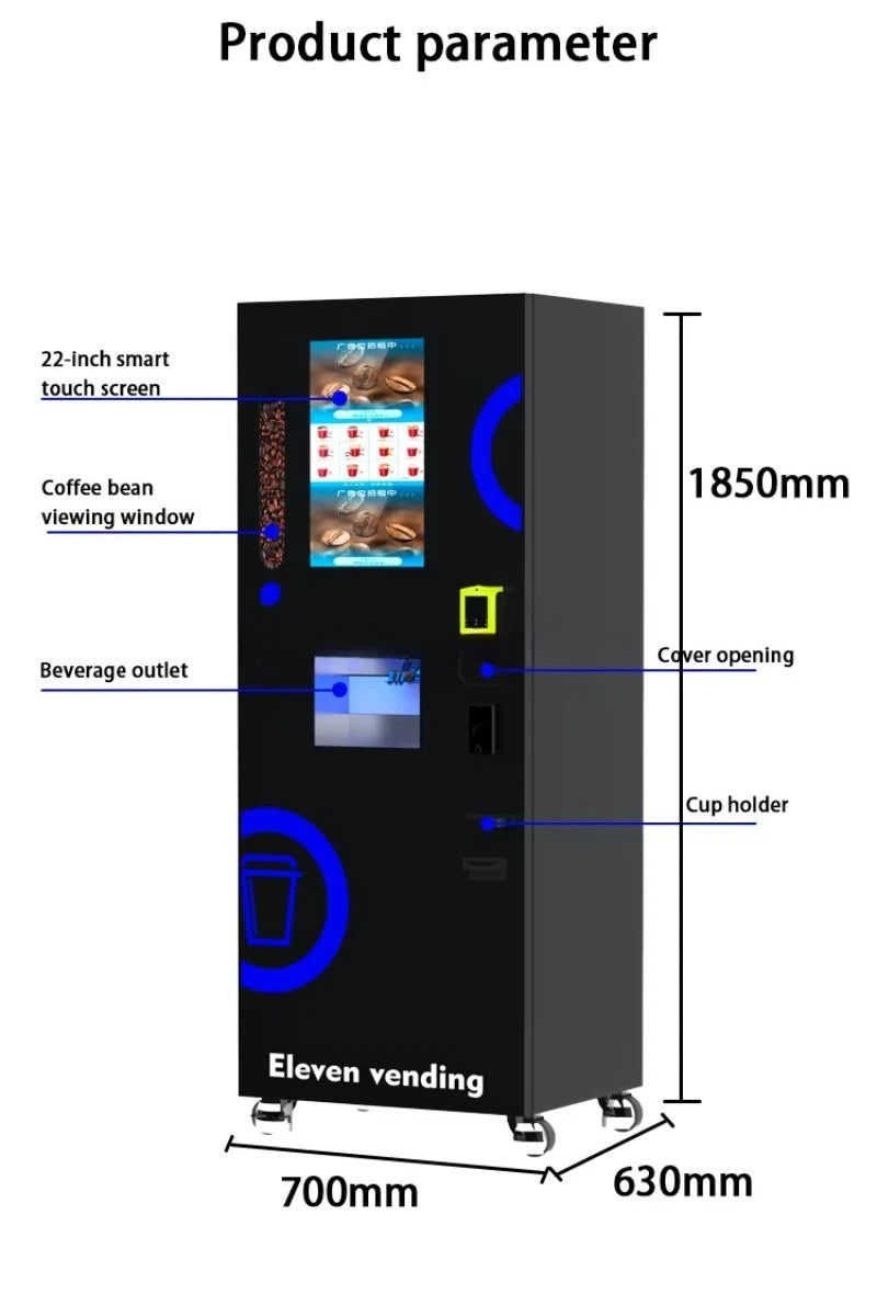 Espresso Coffee Making Machine for Sale Automatic Commercial Coffee Machine 24h Self Freshly Ground Coffee Vending Machine