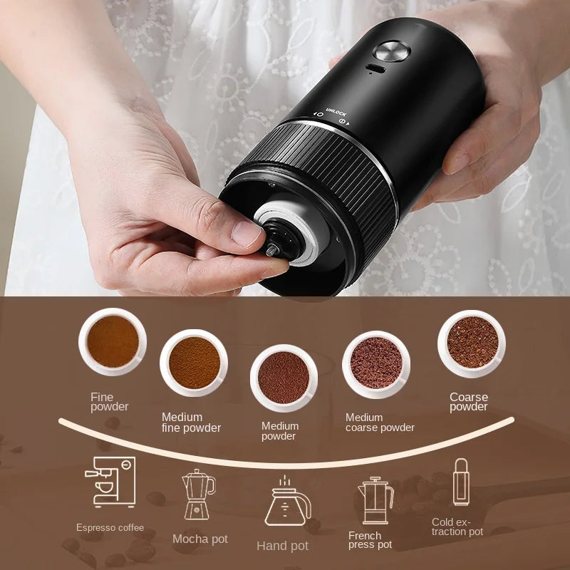 Electric Coffee Grinder Coffee Grinder Household Portable Coffee Grinder