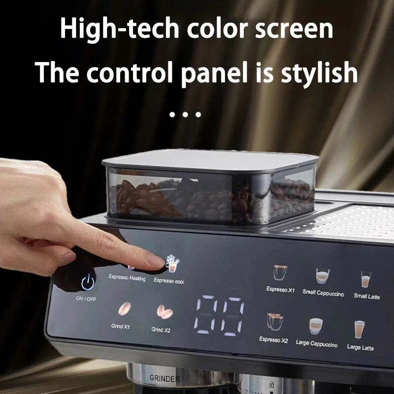 Detachable Fully Automatic Coffee Machine Grinder Machine Home Cappuccino Machine Latte Coffee Maker